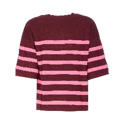 striped crew-neck T-shirt