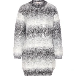ombre sequin knit dress