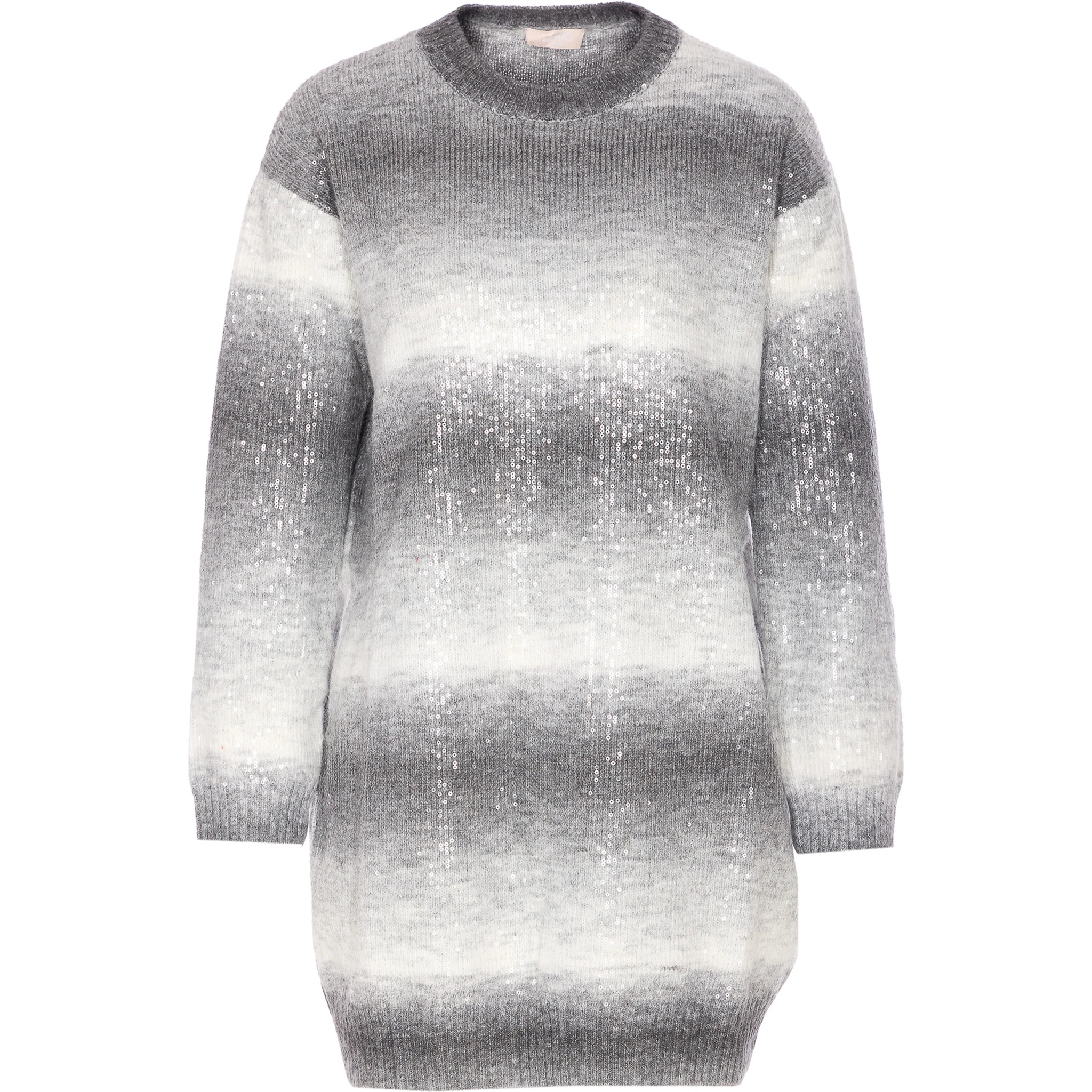 ombre sequin knit dress