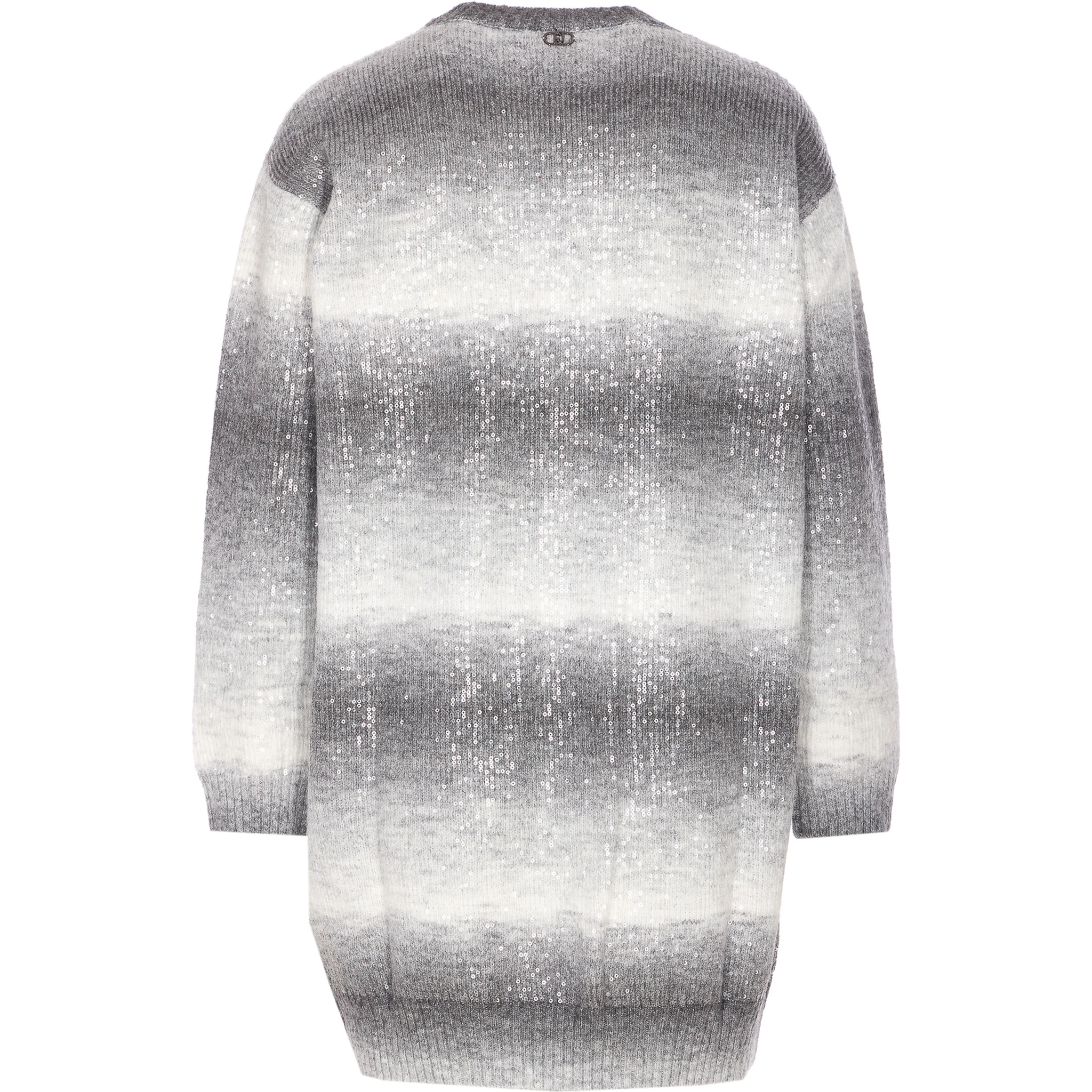 ombre sequin knit dress