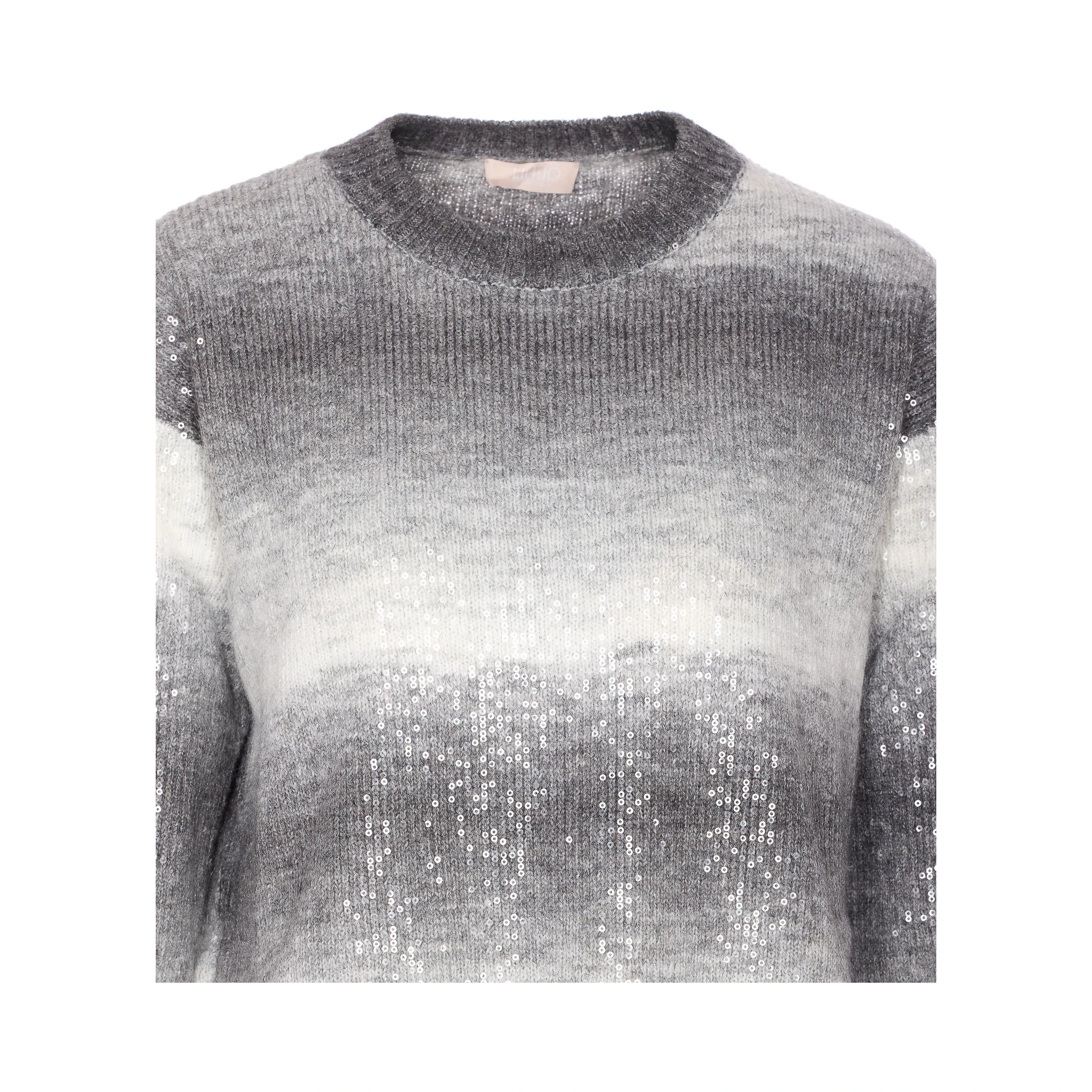 ombre sequin knit dress