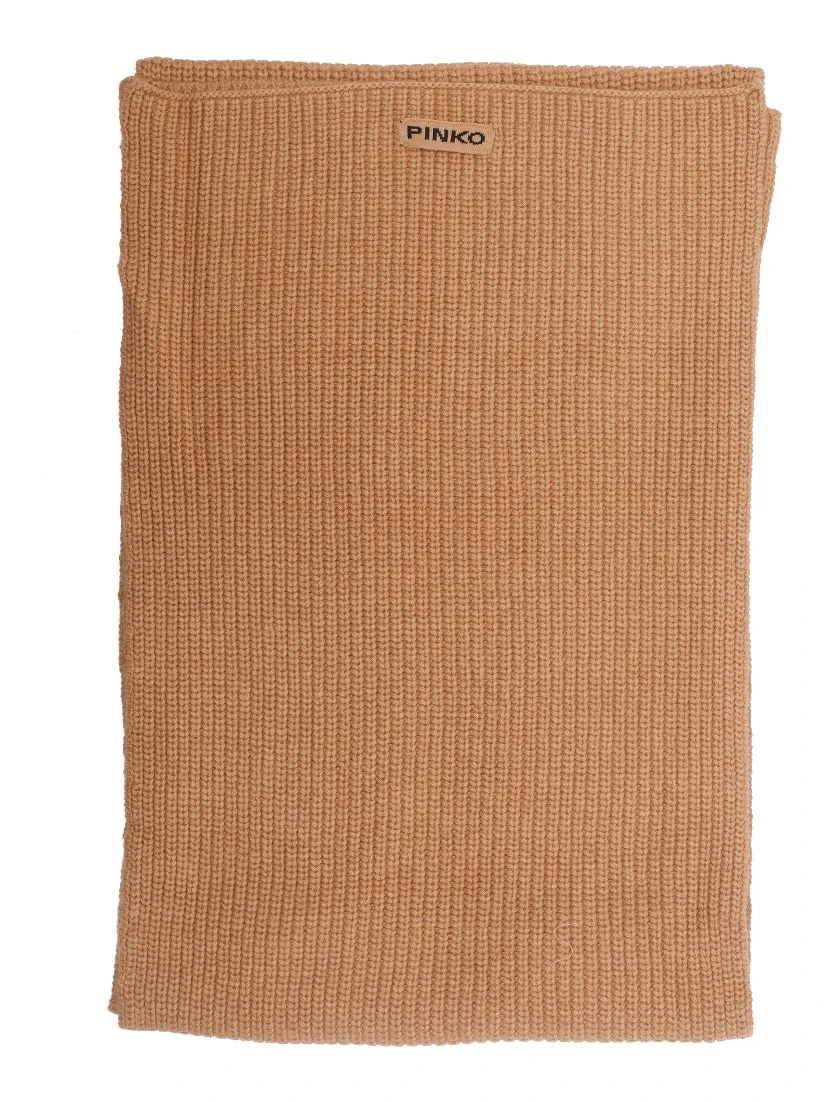 Slovenia ribbed label scarf