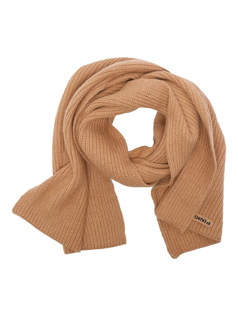 Slovenia ribbed label scarf