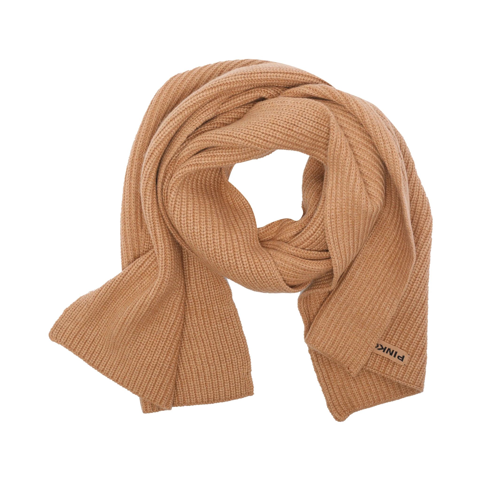 Slovenia ribbed label scarf