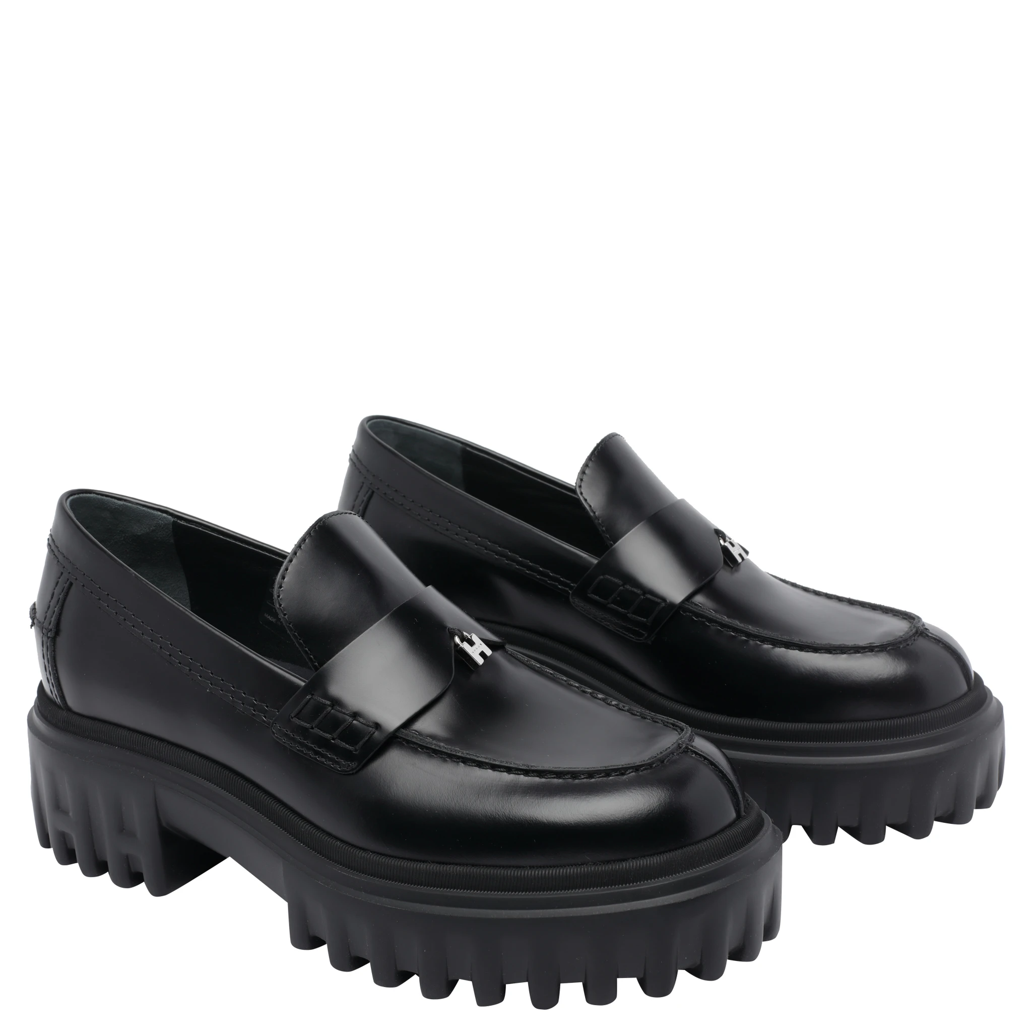 Hogan Flat shoes Black