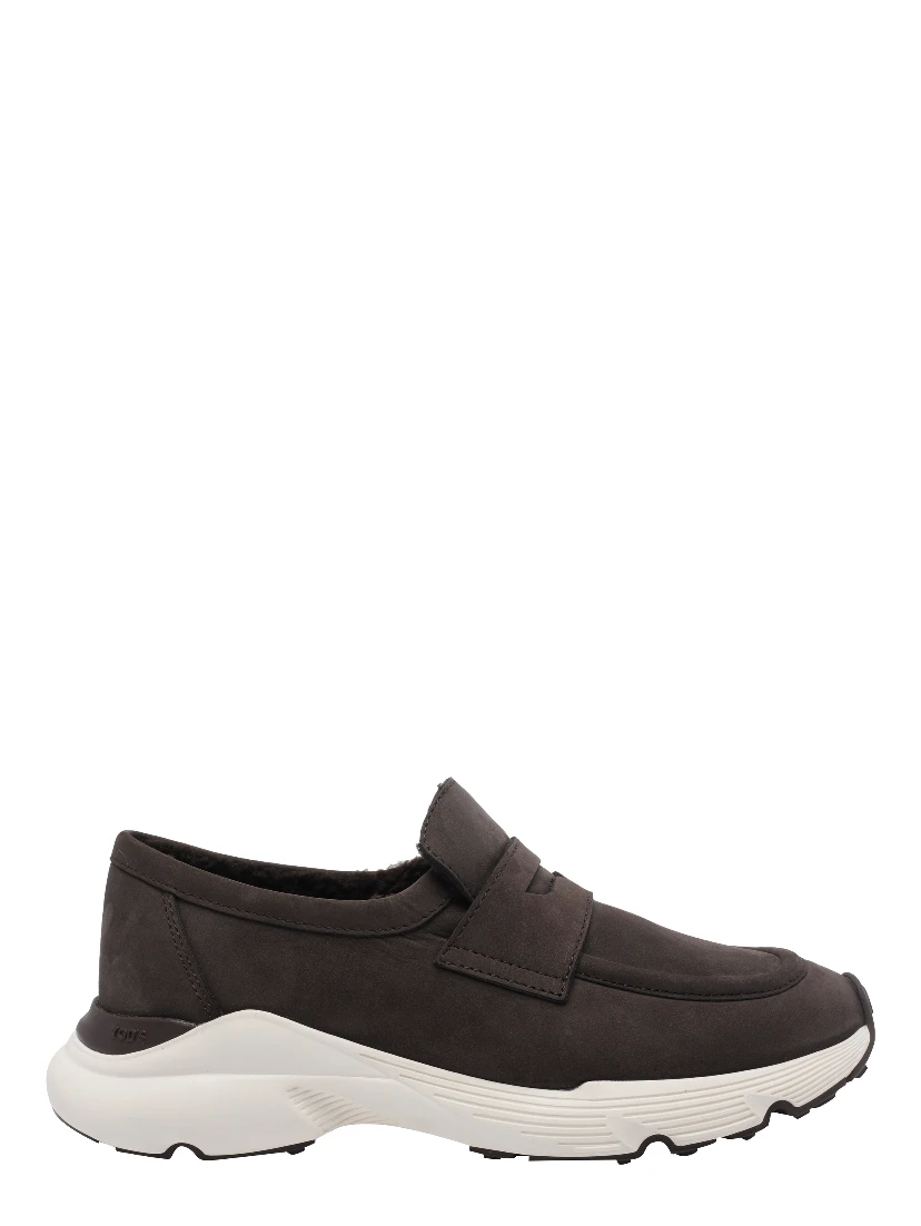 moccasin shearling trainers