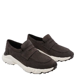 moccasin shearling trainers