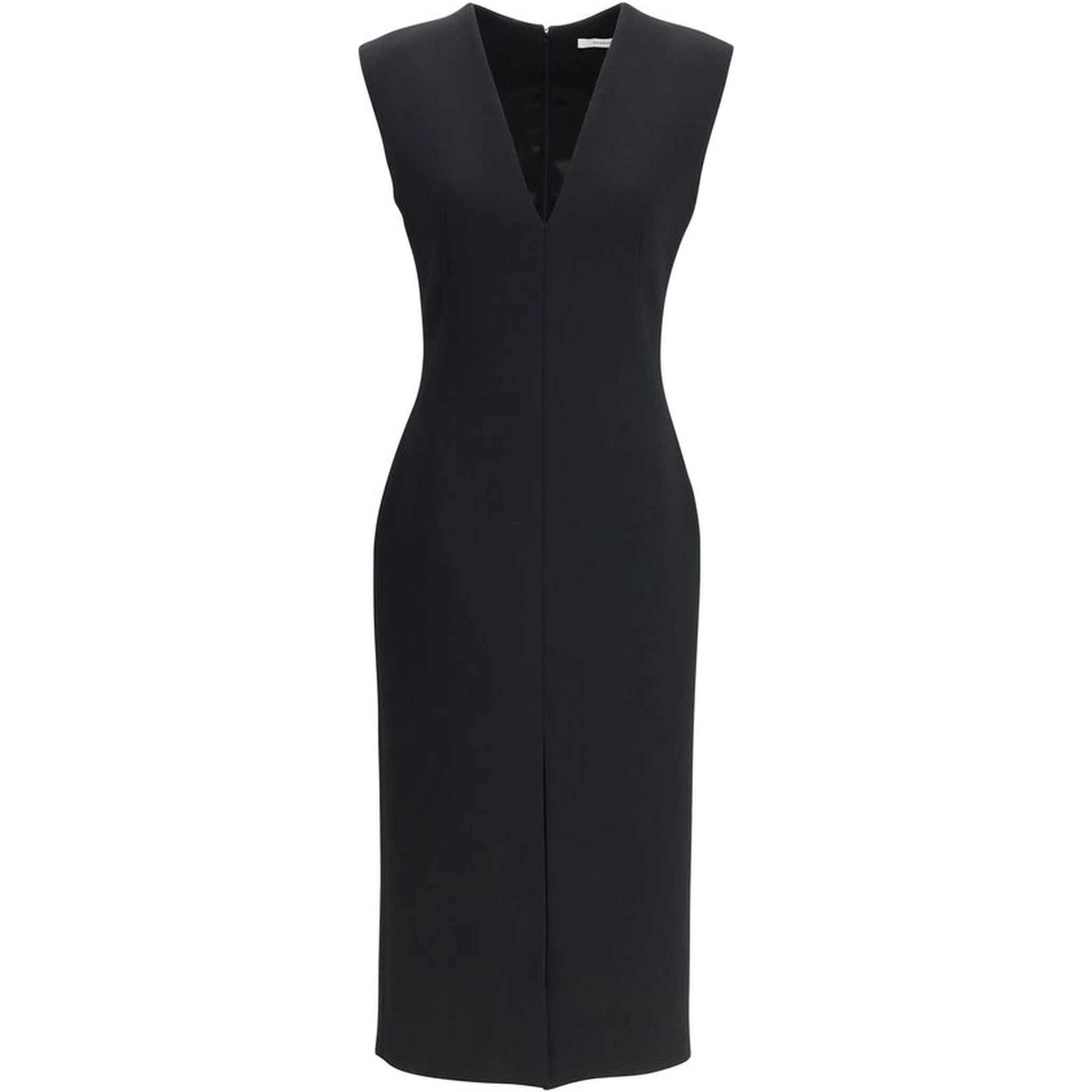 Black Wool Casual Dress