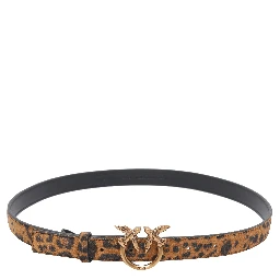 leopard-print love-birds belt