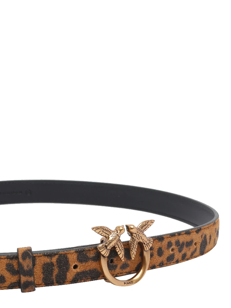 leopard-print love-birds belt alternative