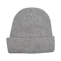 rib-knit beanie