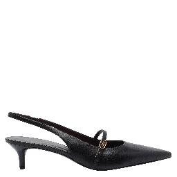 slingback buckle shoes