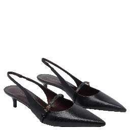 slingback buckle shoes
