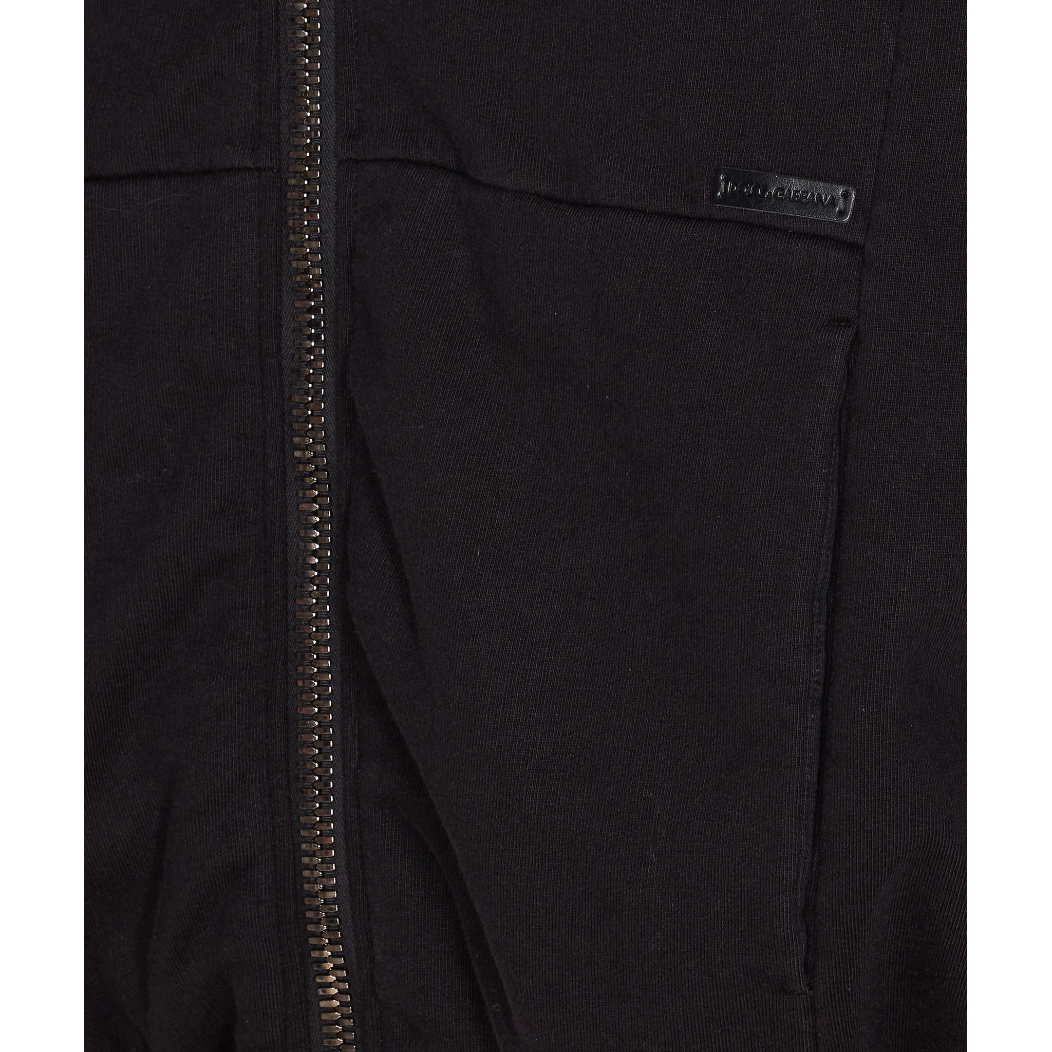 fur-trimmed zip-up hoodie