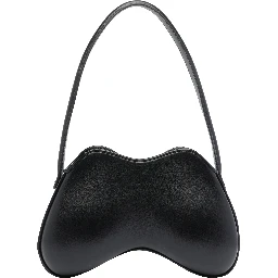 Double-D curved shoulder bag