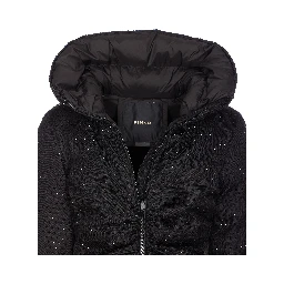 strass-embellished high-neck jacket