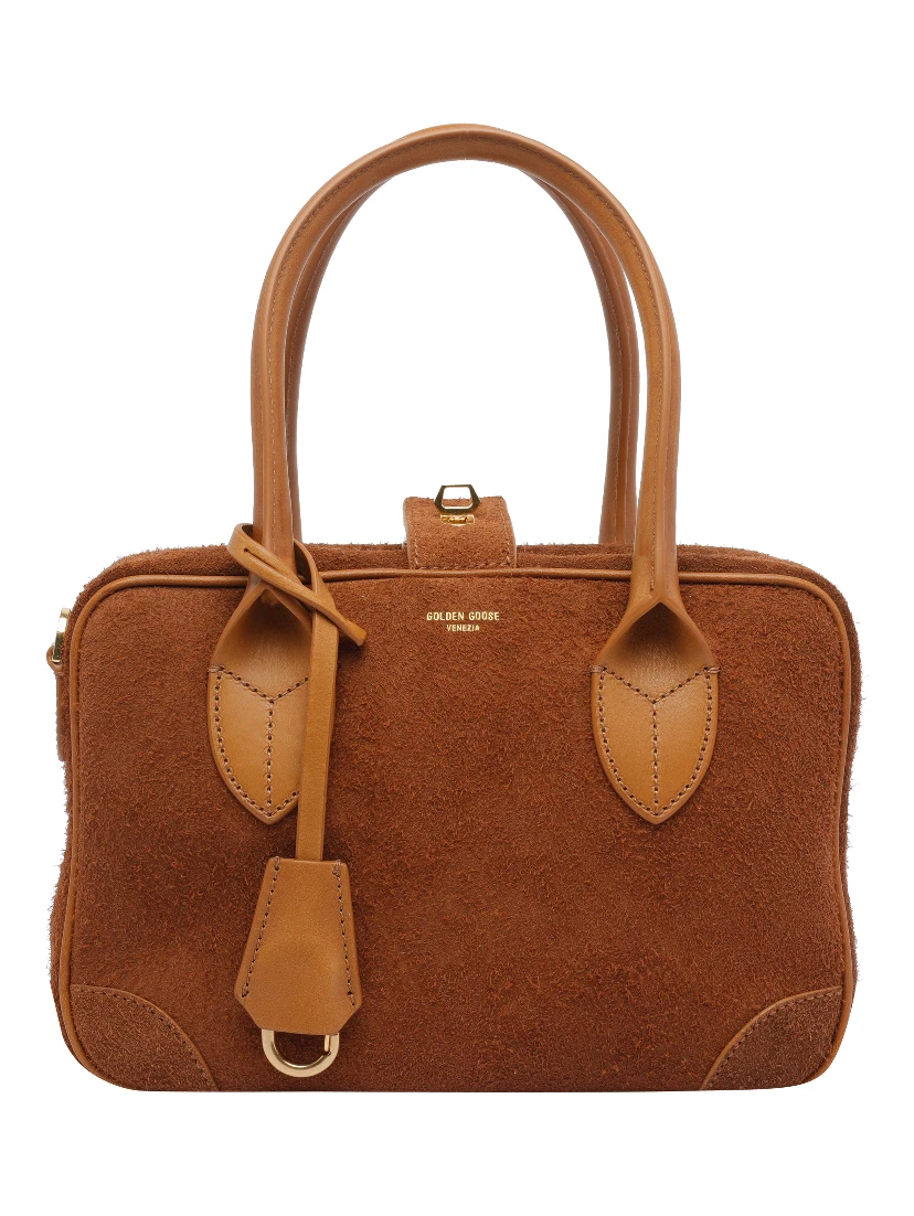 Vita zip-top leather tote bag