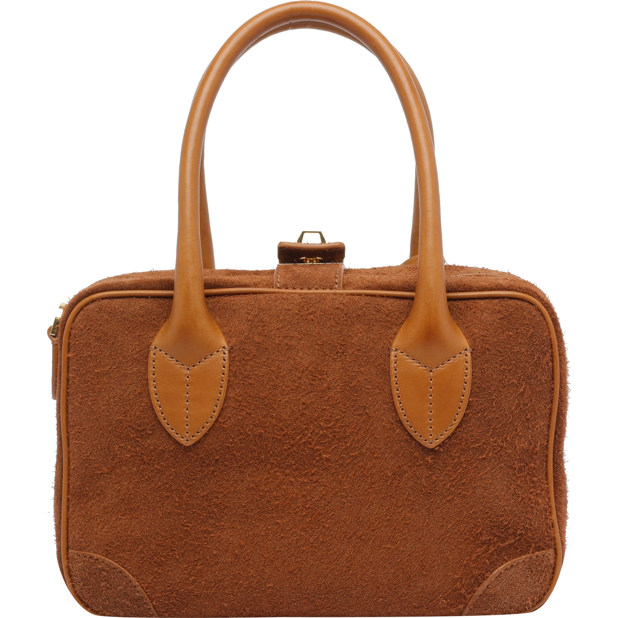 Vita zip-top leather tote bag