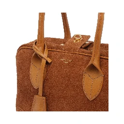 Vita zip-top leather tote bag