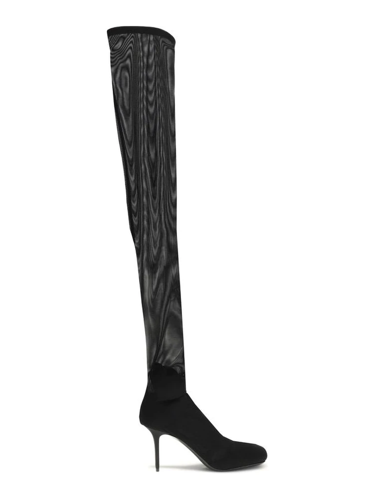 Black Polyamide Over The Knee