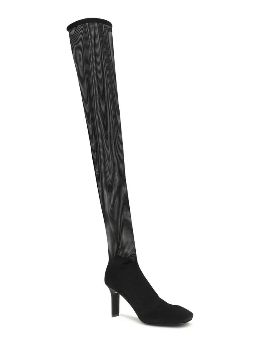 Black Polyamide Over The Knee