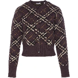 Ribbed Cuff Long Sleeve Knit Cardigan