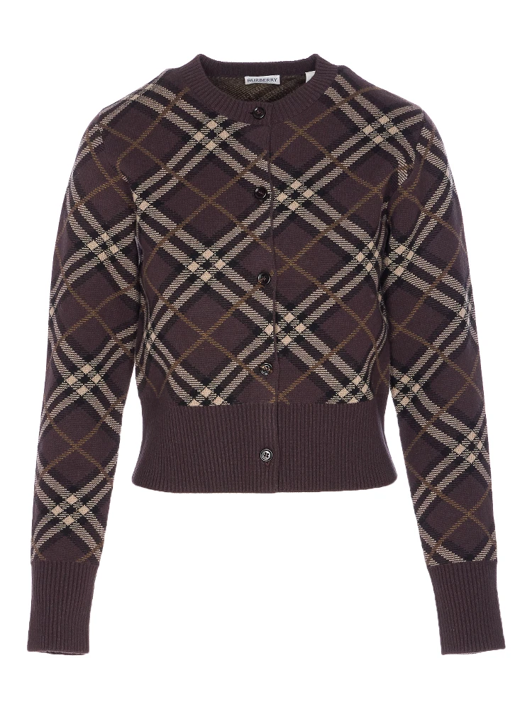 Ribbed Cuff Long Sleeve Knit Cardigan