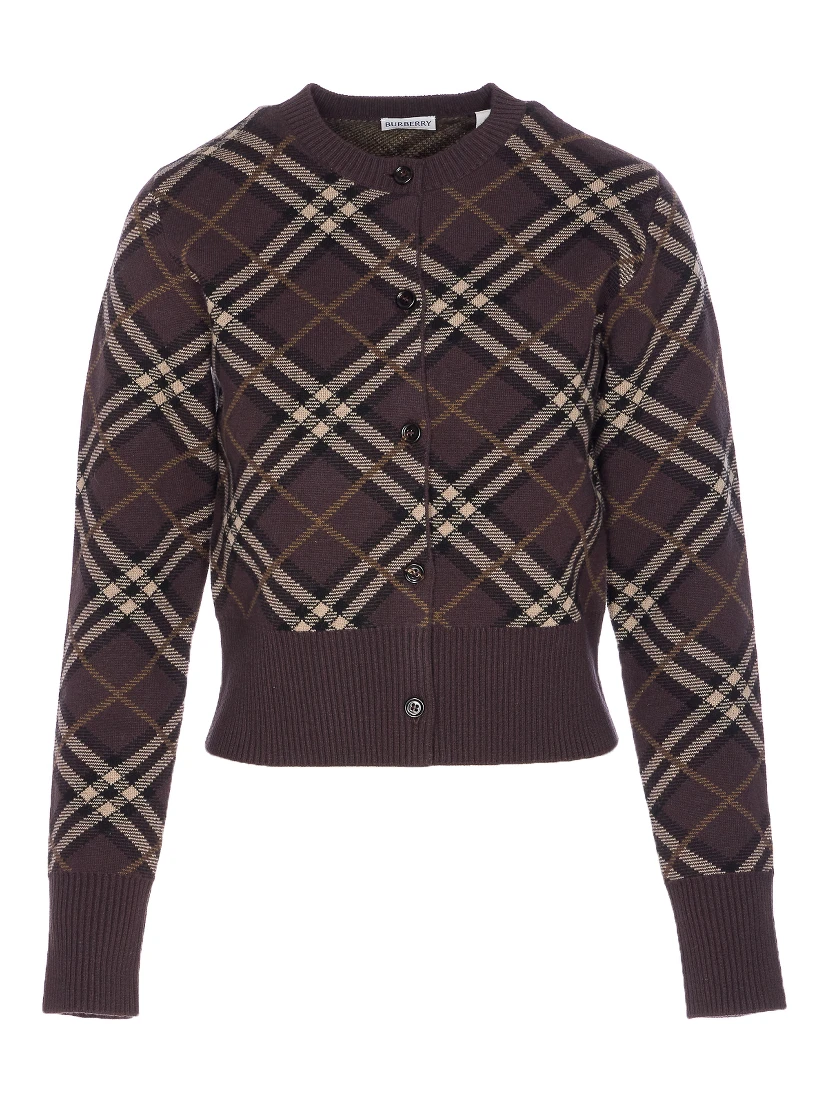 Ribbed Cuff Long Sleeve Knit Cardigan