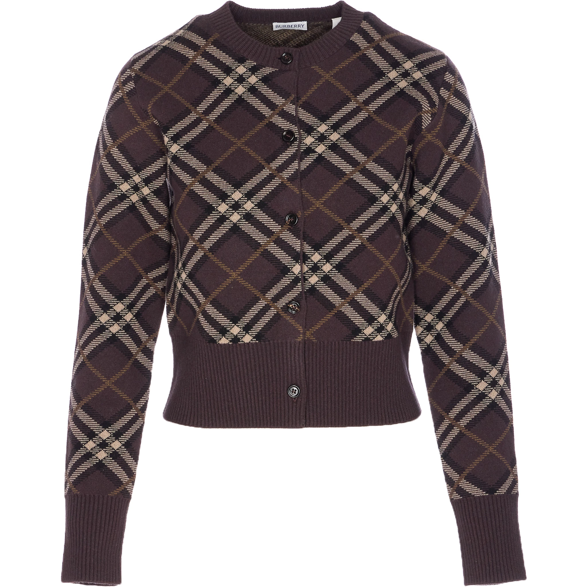 Ribbed Cuff Long Sleeve Knit Cardigan