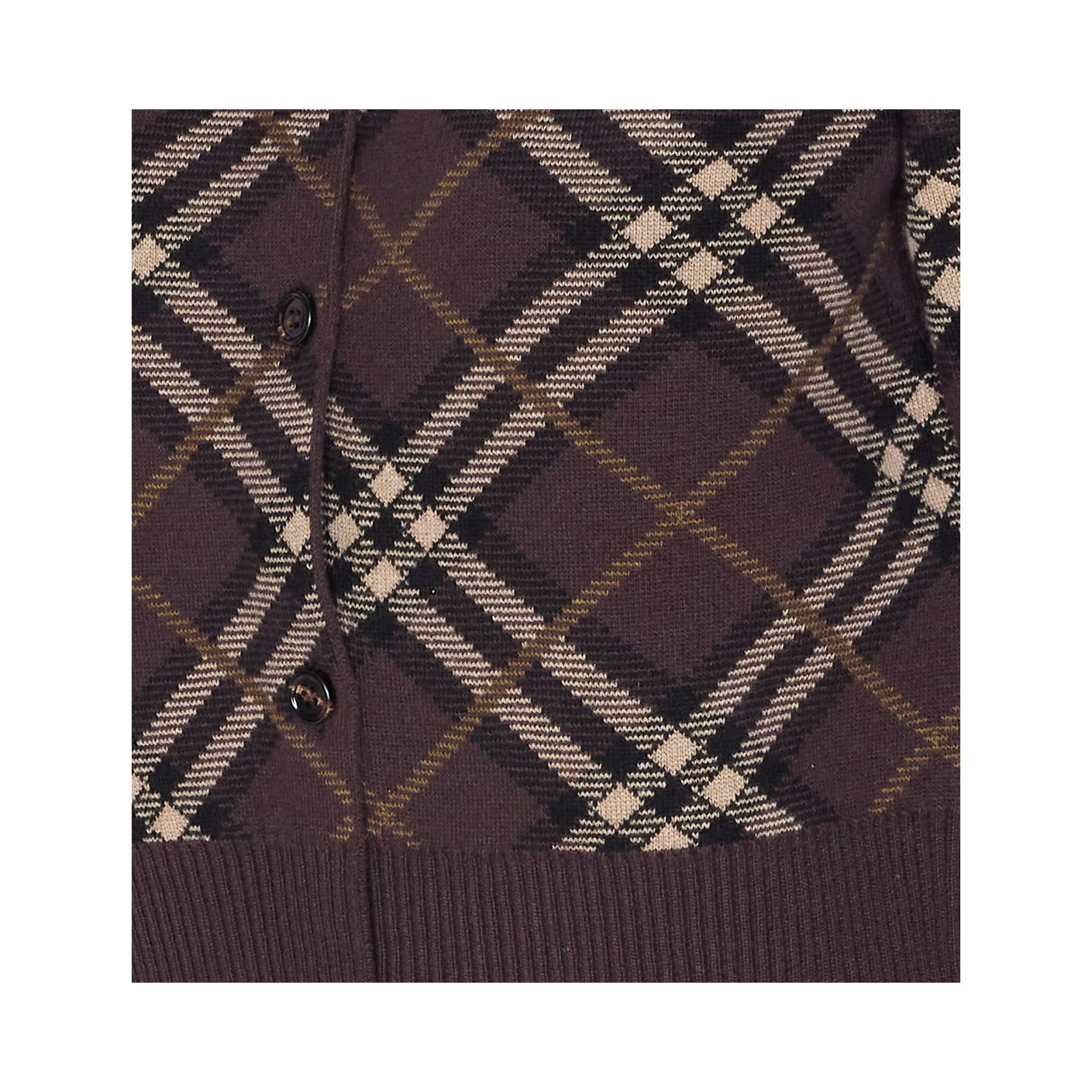 Ribbed Cuff Long Sleeve Knit Cardigan