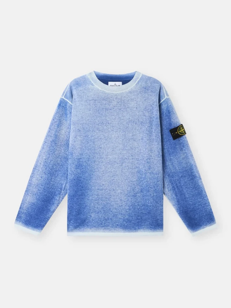 Crewneck sweater in organic cotton
