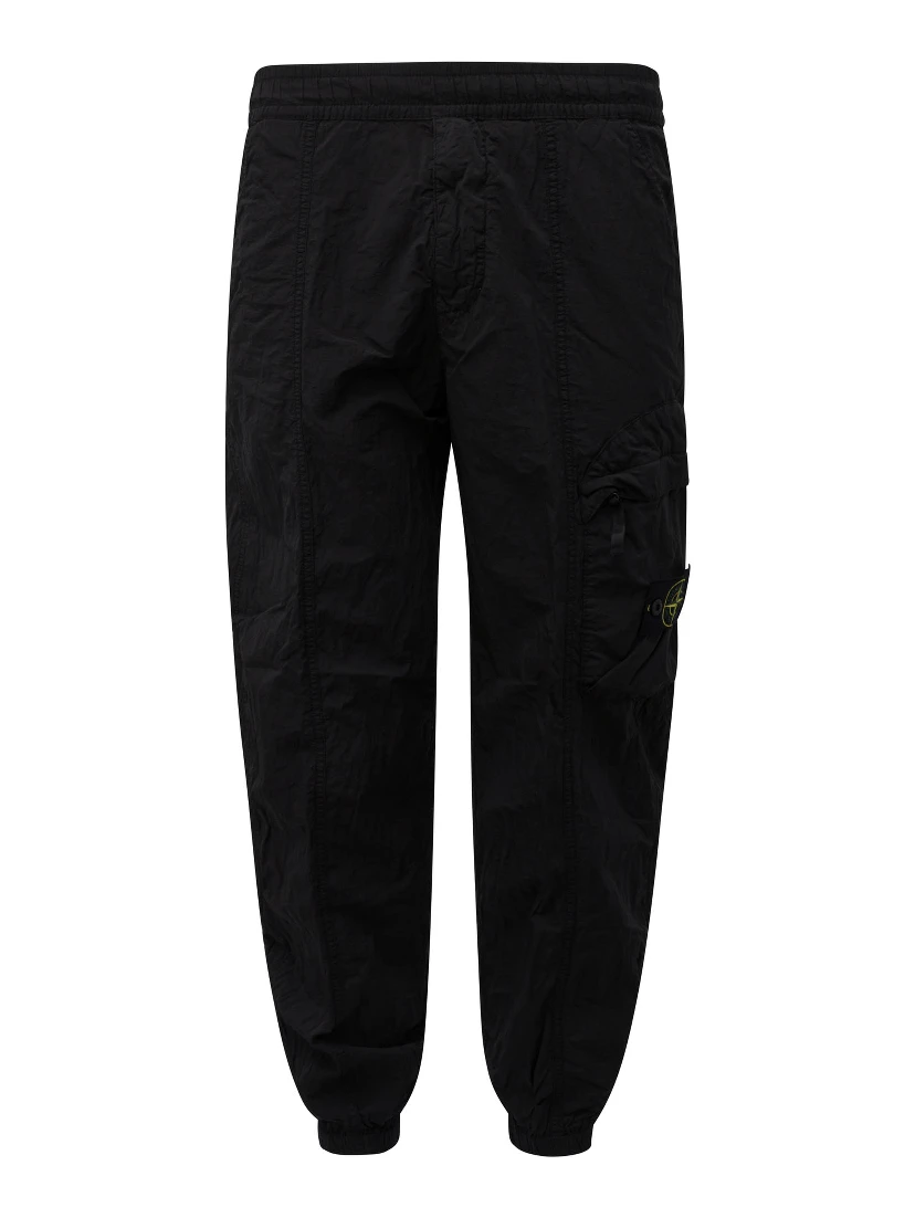 Pants with elasticated ankles