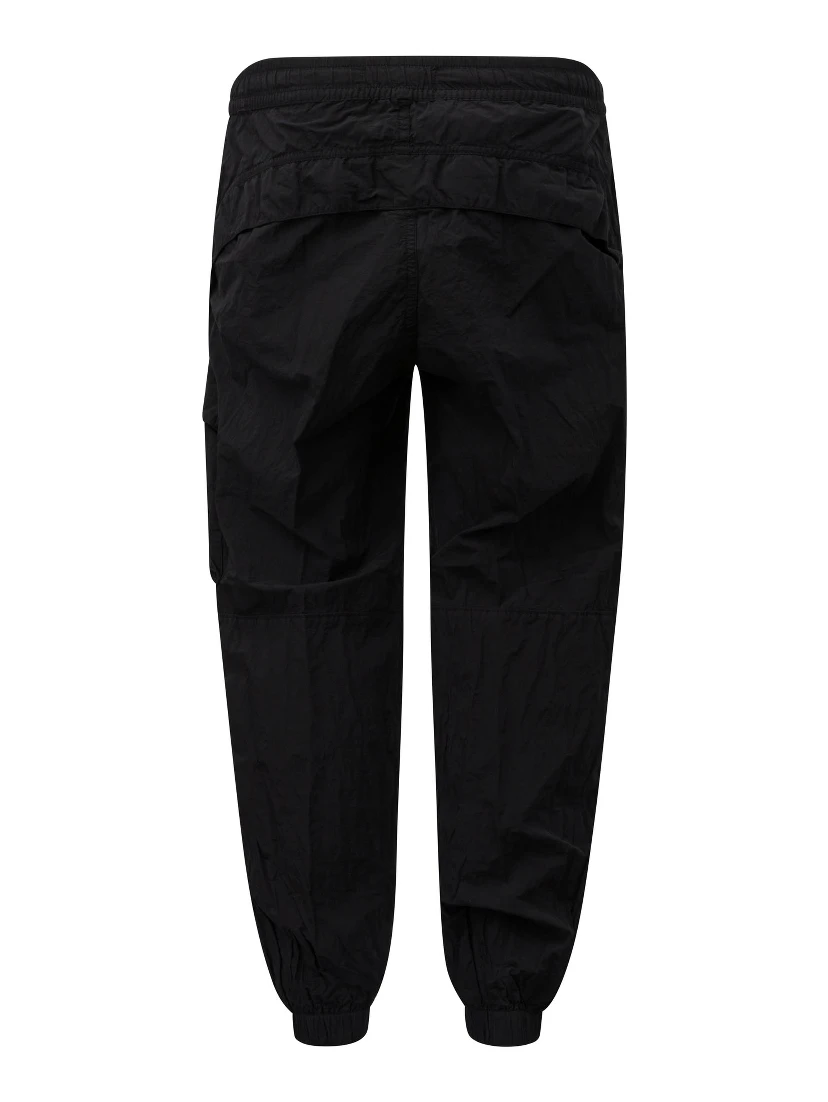 Pants with elasticated ankles