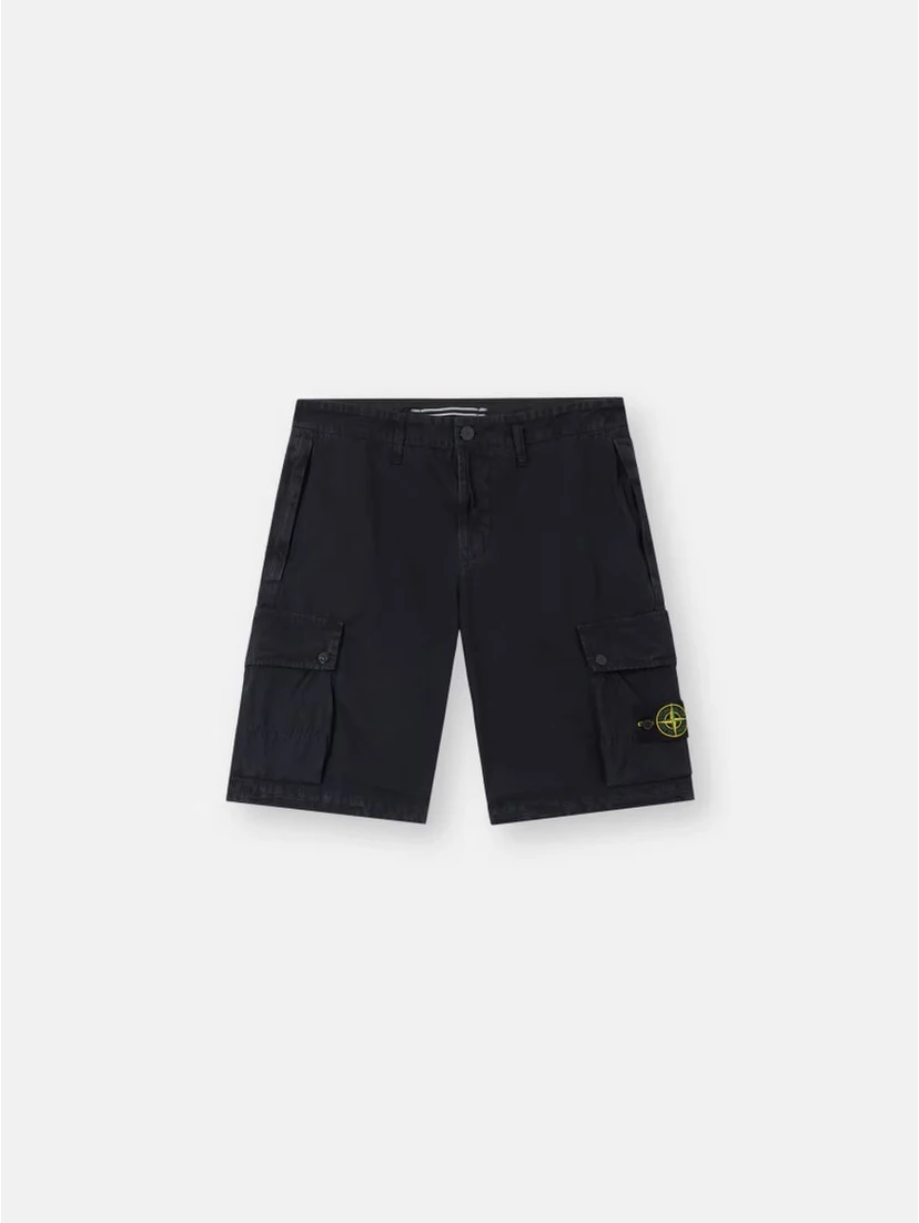 Cargo bermuda shorts in canvas cotton