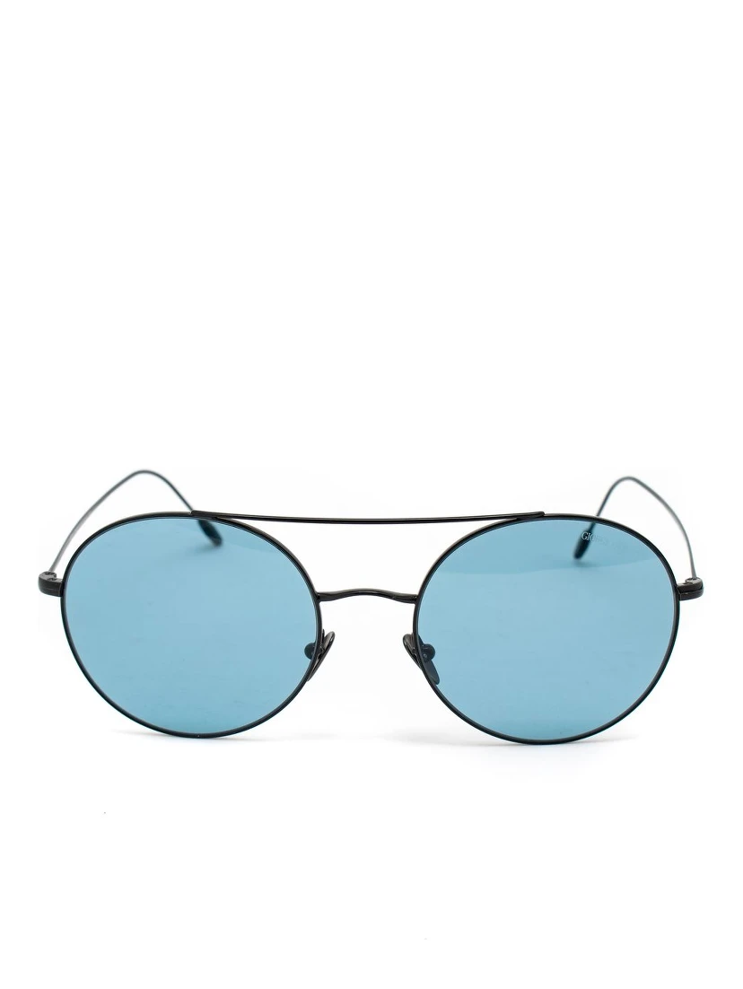 Blue Metal Sunglasses