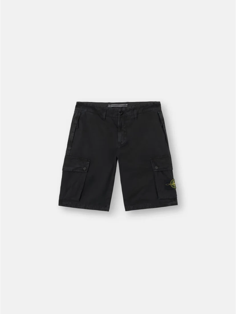 Cargo bermuda shorts in canvas cotton