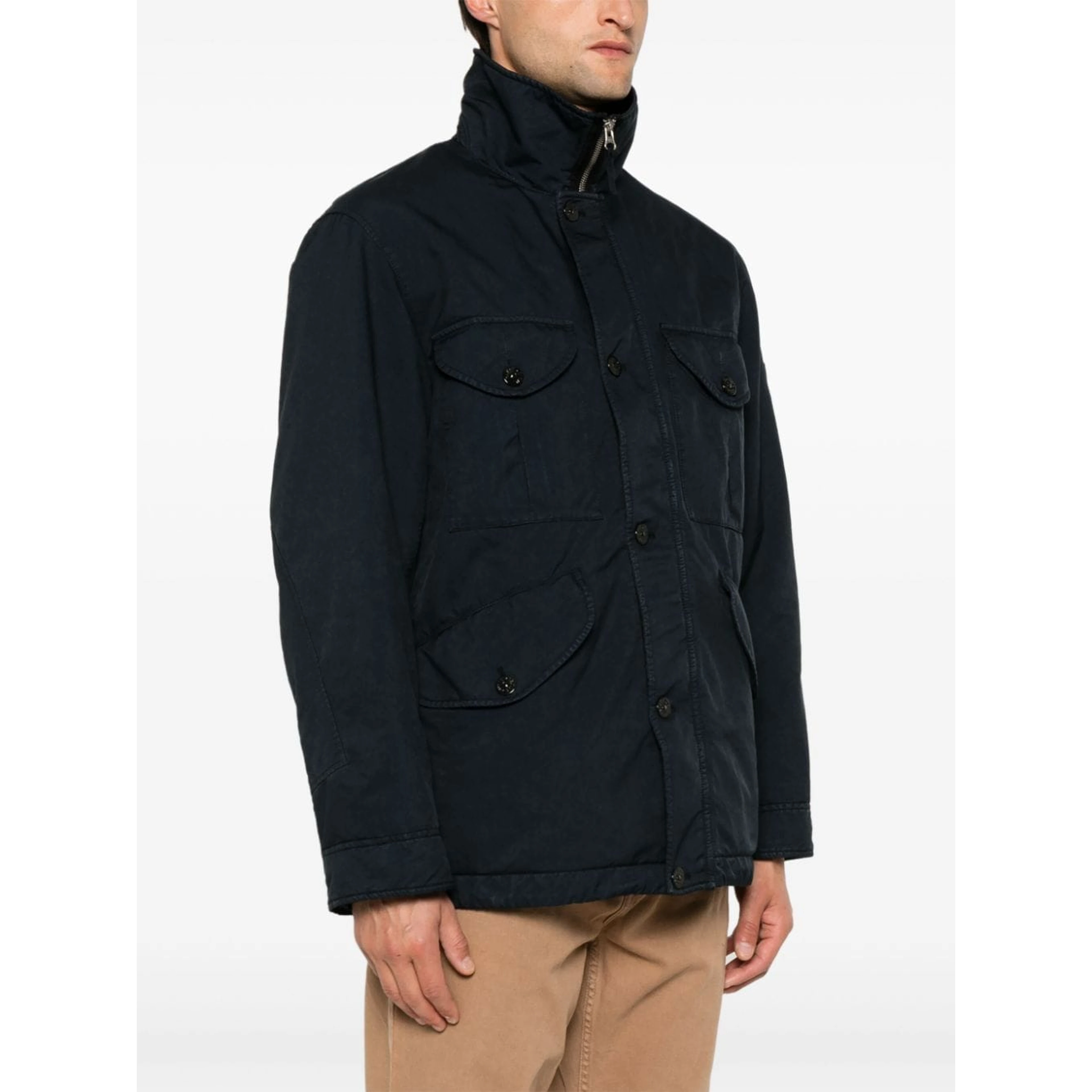 Field jacket with anti-drop