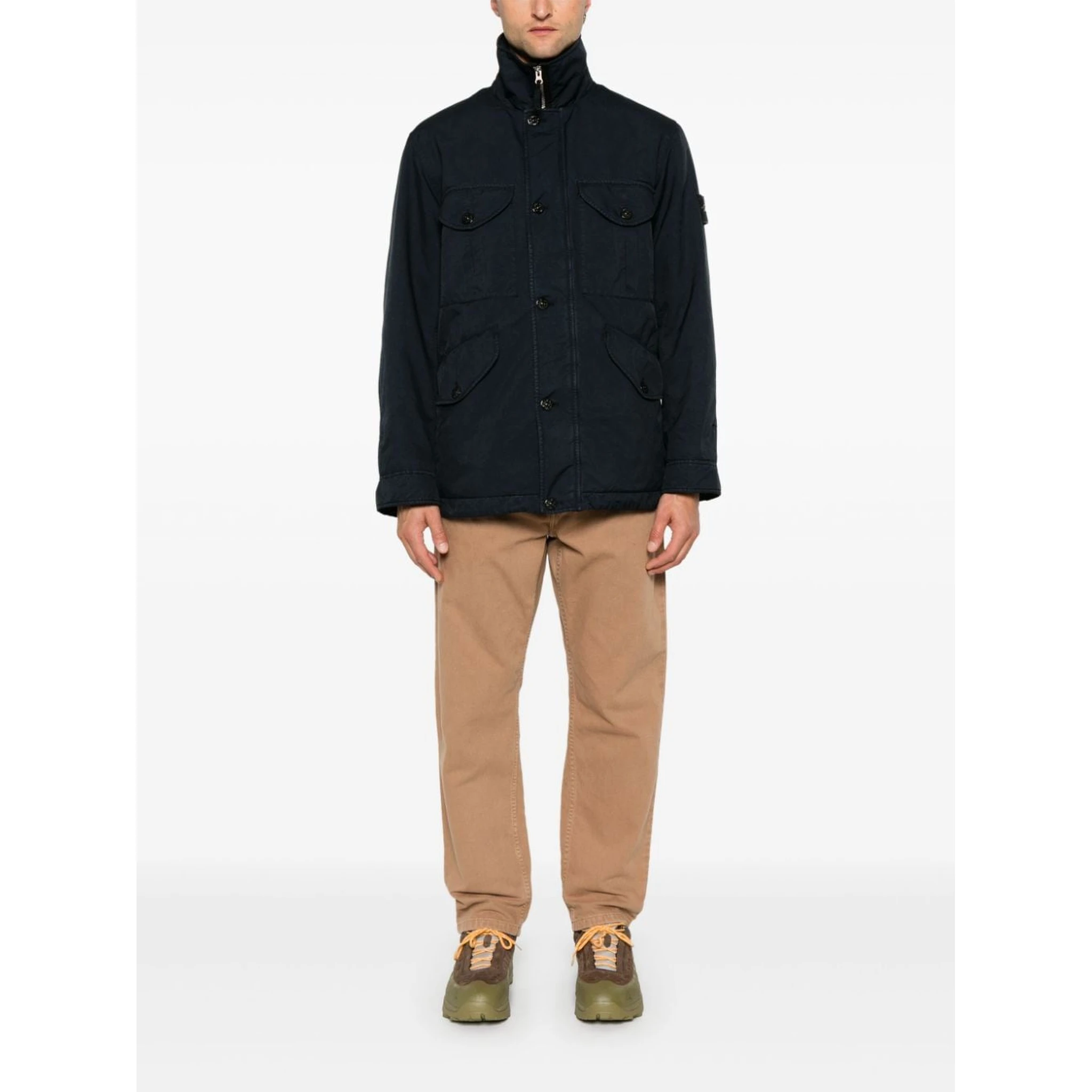 Field jacket with anti-drop