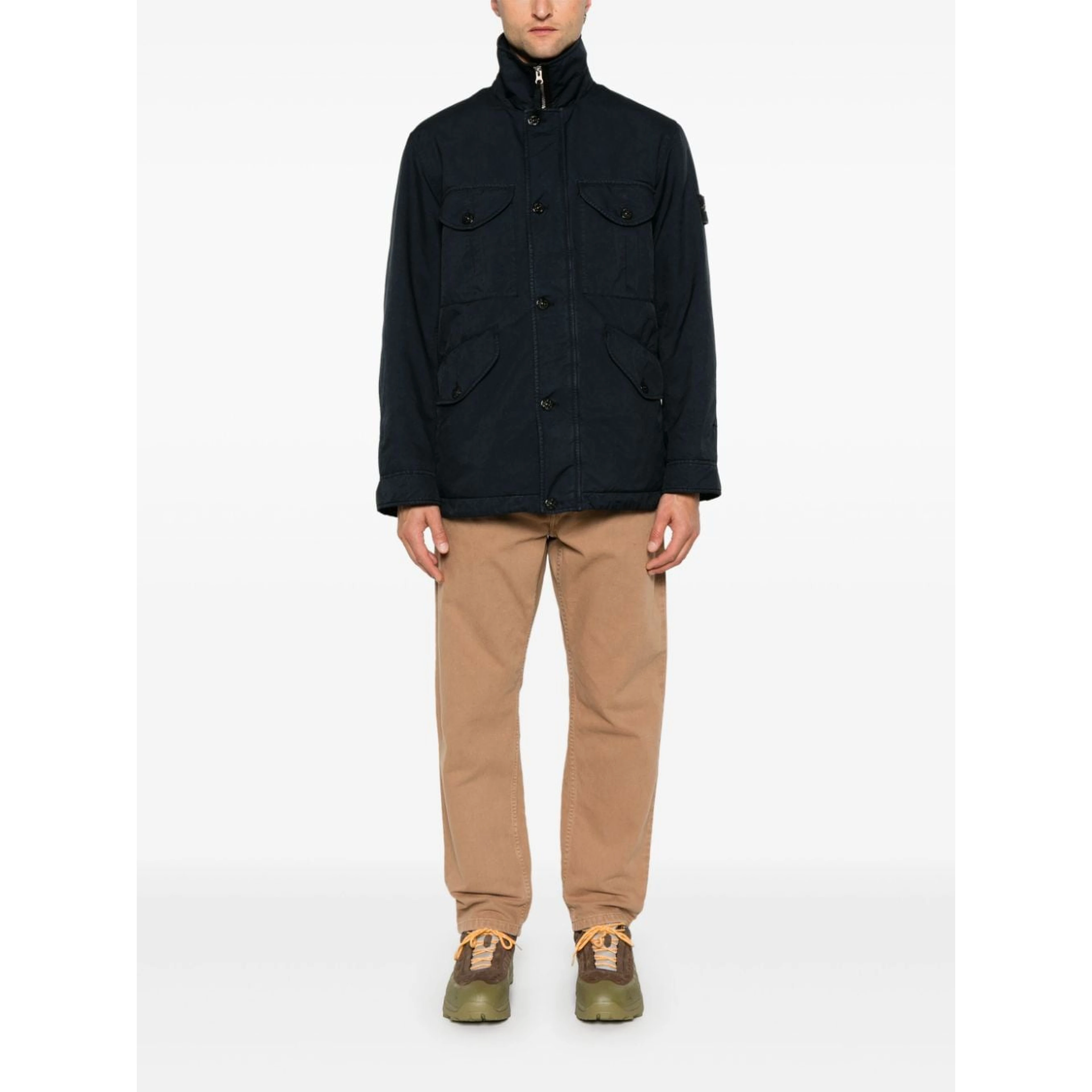Field jacket with anti-drop