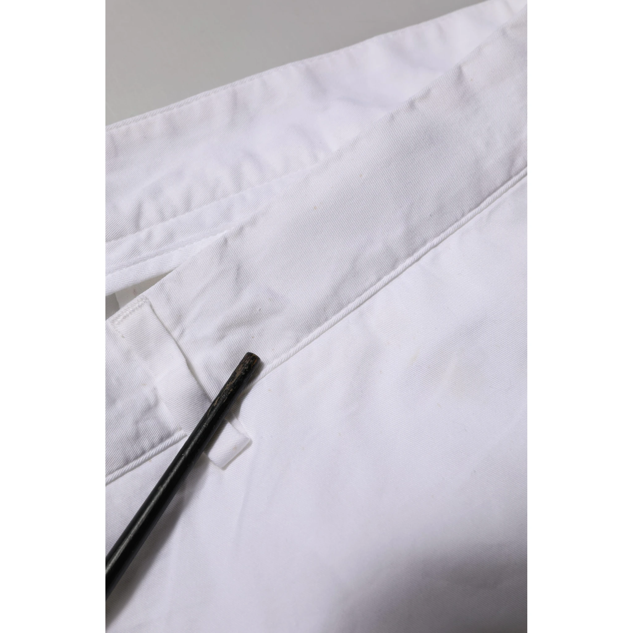 White Cotton Stretch Men Bermuda Pants
