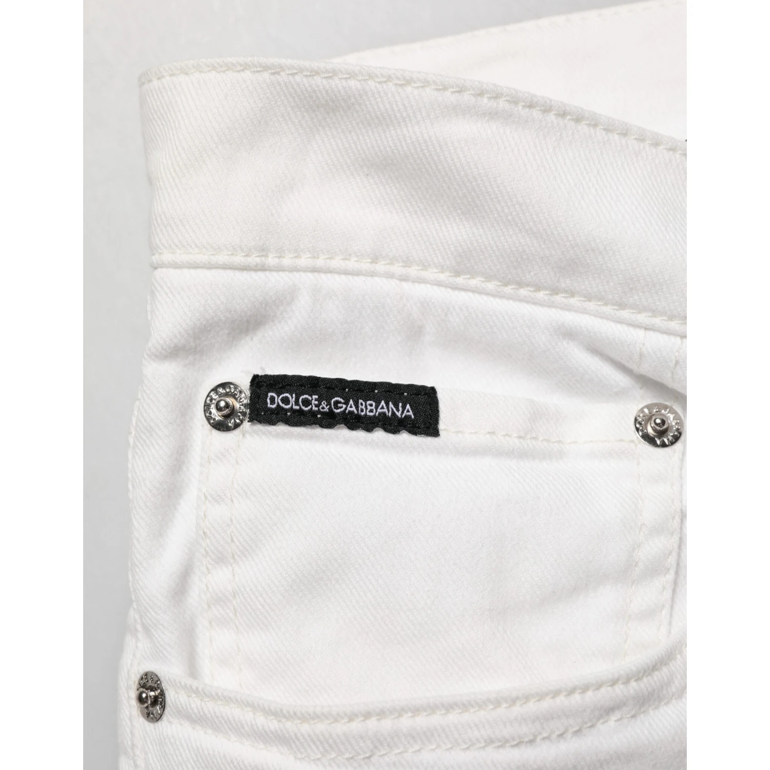 White Graffiti Print Skinny GOLD Denim Jeans