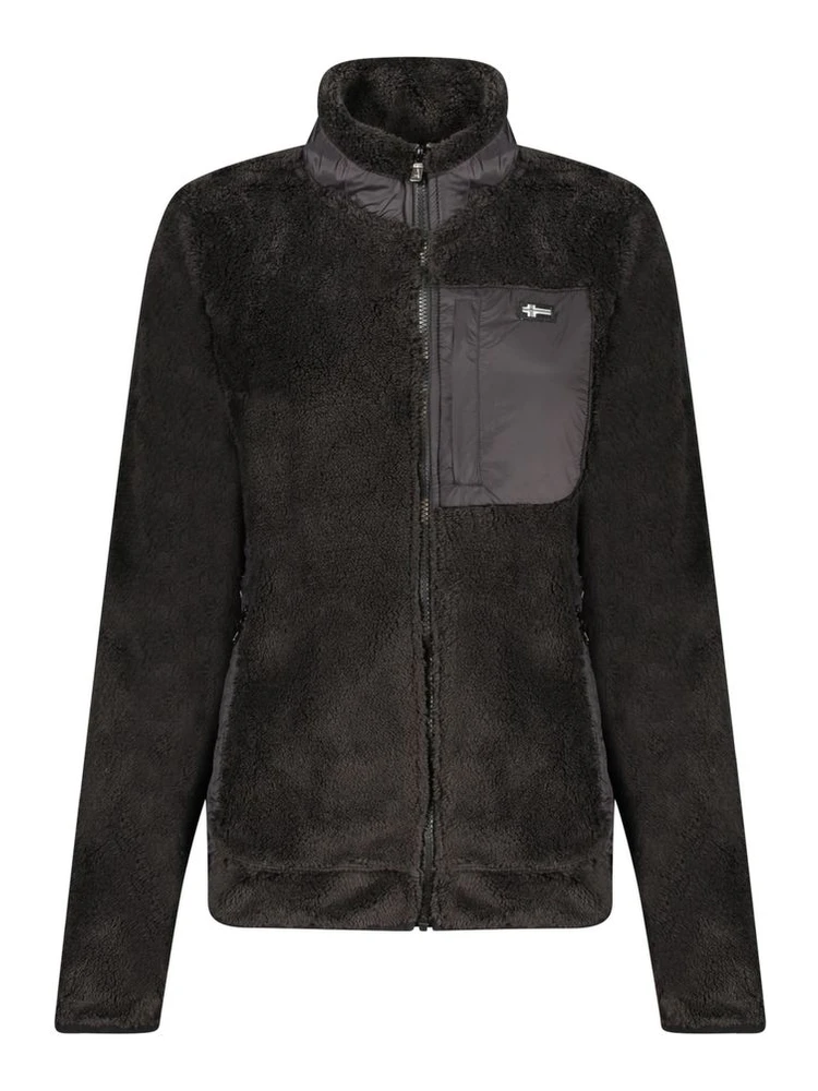 Black Polyester Women Sweater