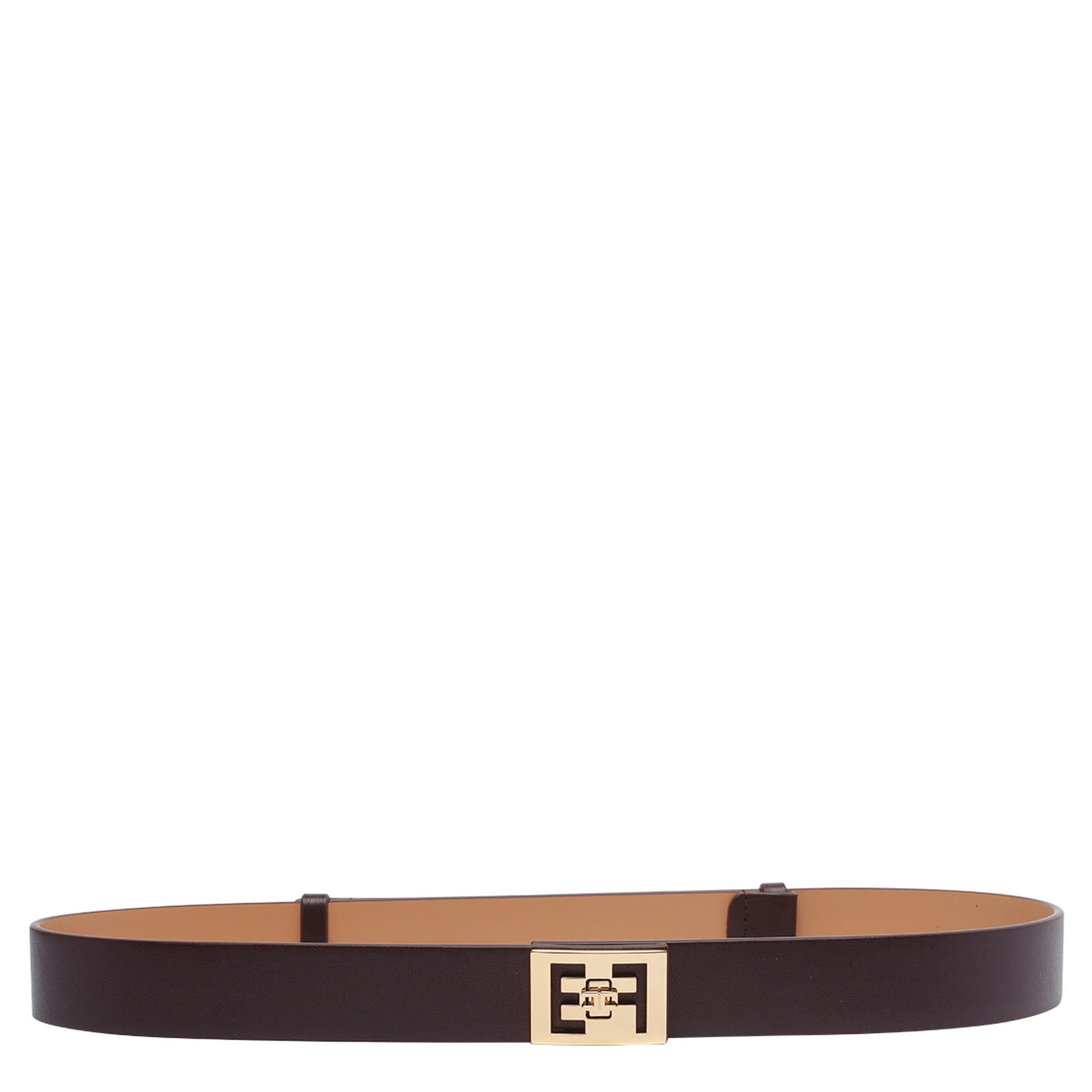 Logo-plaque belt