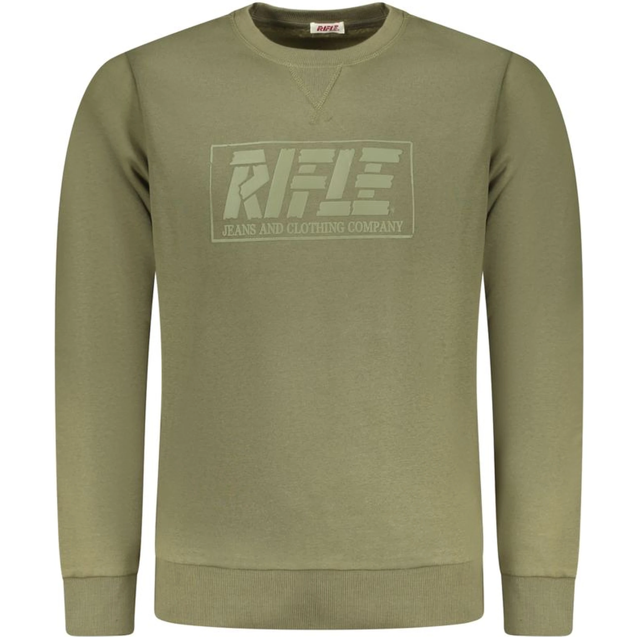 Green Cotton Men Sweater