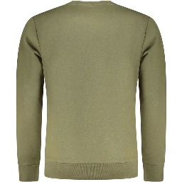 Green Cotton Men Sweater