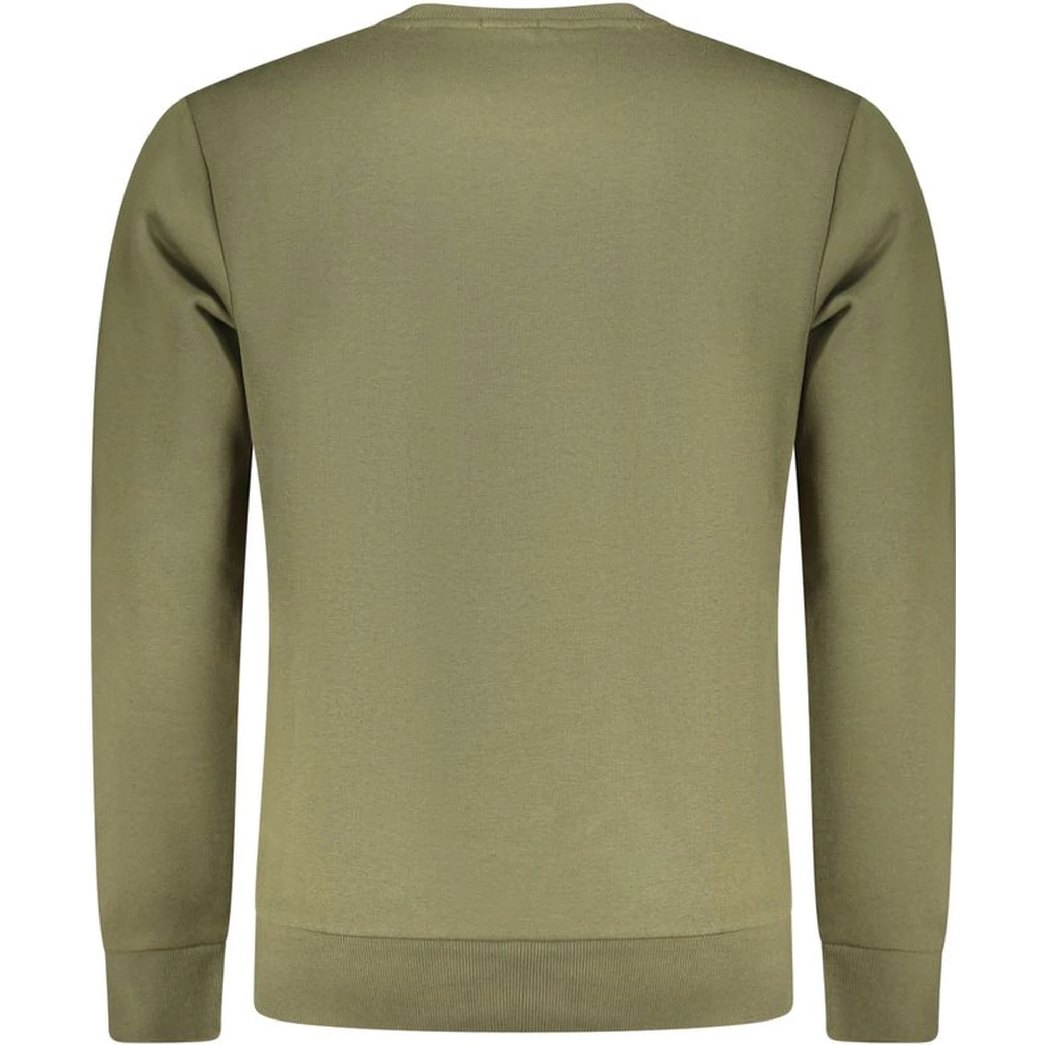 Green Cotton Men Sweater
