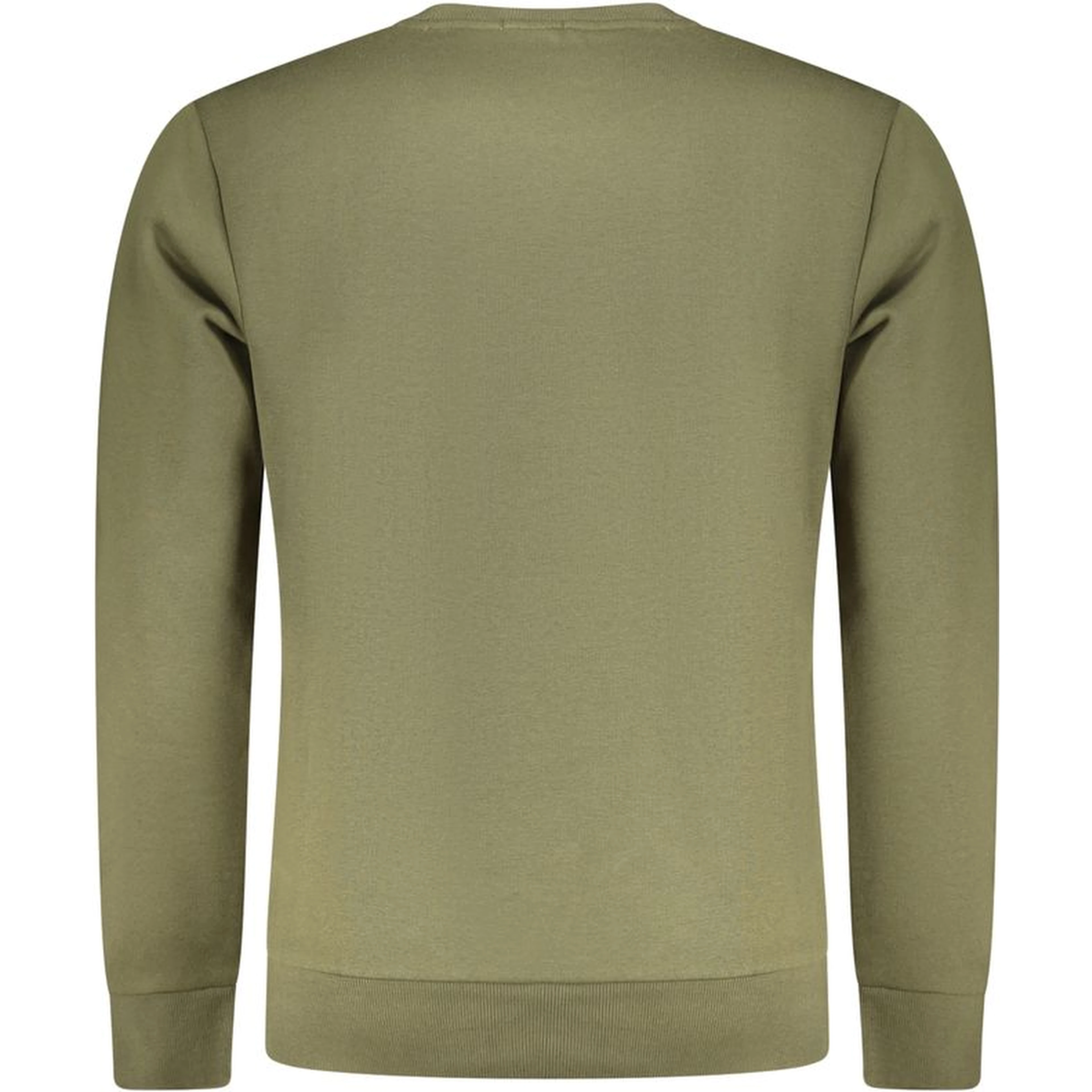 Green Cotton Men Sweater