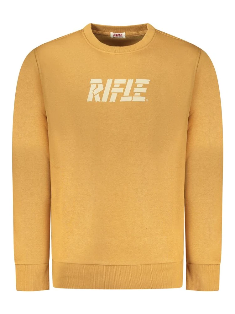 Brown Cotton Men Sweater
