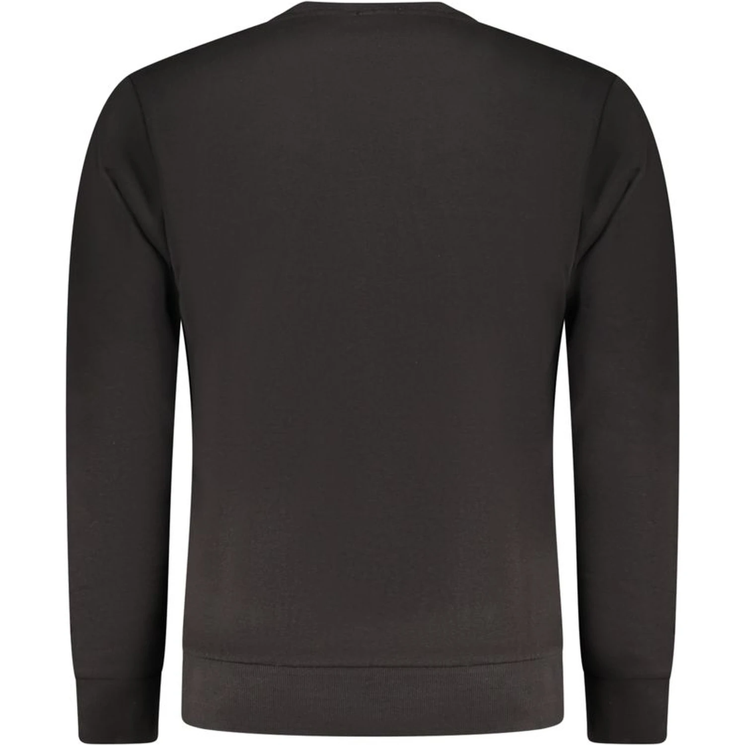 Black Cotton Men Sweater