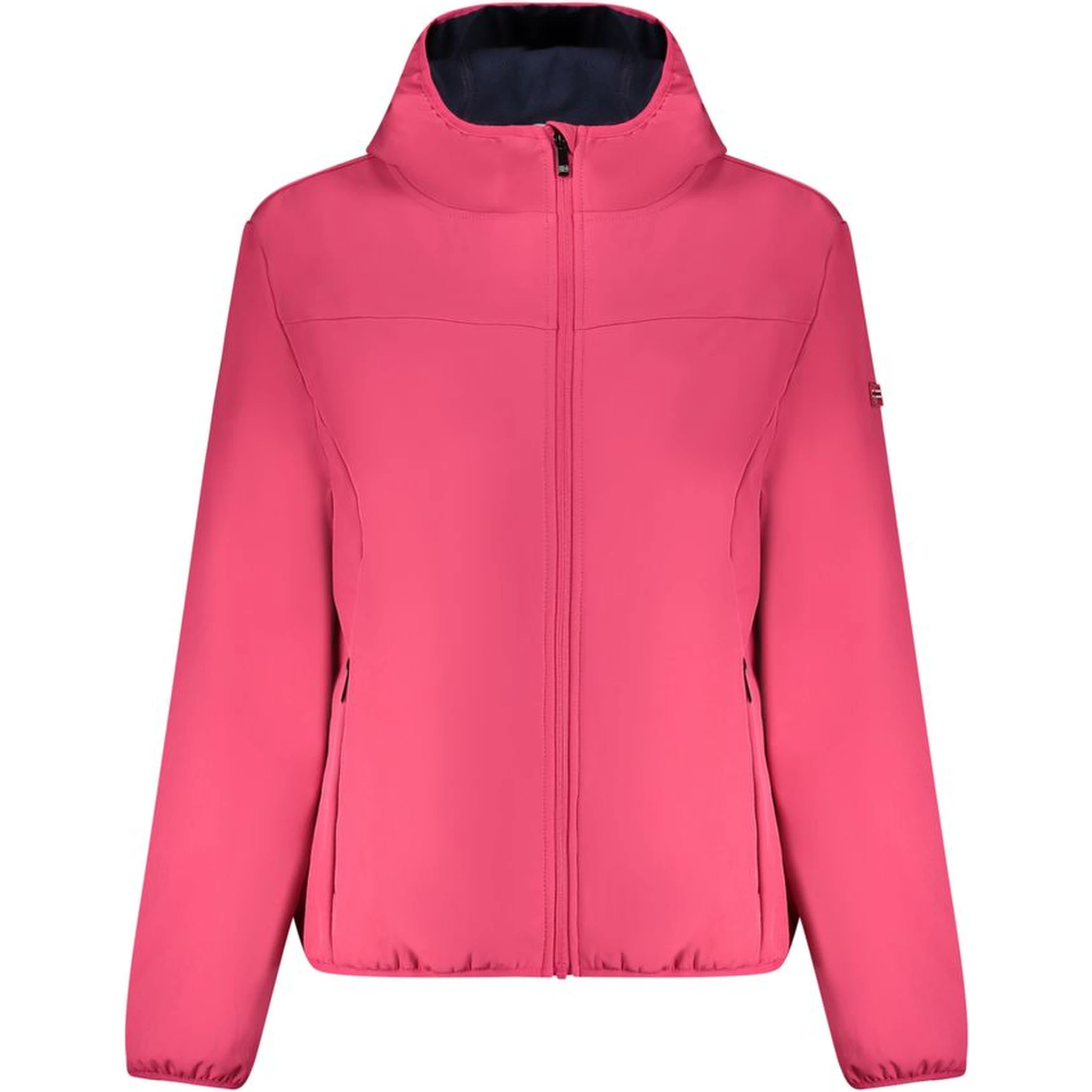 Pink Polyester Women Jacket